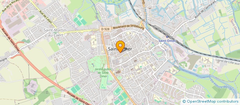 localisation de l'entreprise SBHS à SAINT-OMER