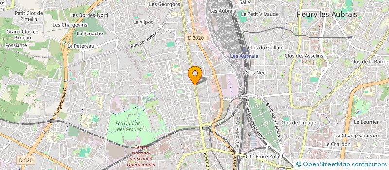 localisation de l'entreprise SBI à ORLEANS