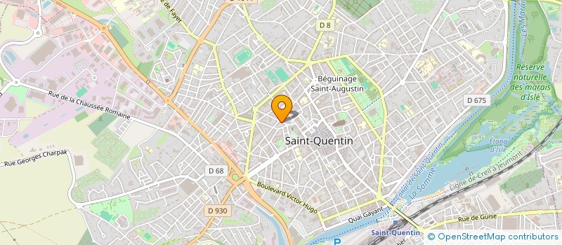 localisation de l'entreprise SBI à SAINT-QUENTIN