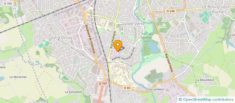 localisation de l'entreprise SBI 85 à LA ROCHE-SUR-YON