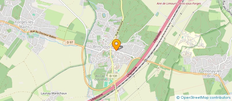 localisation de l'entreprise SBI  BRIIS-SOUS-FORGES