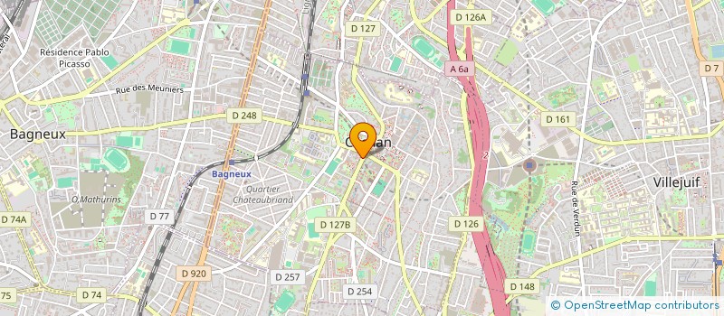 localisation de l'entreprise SBI à CACHAN