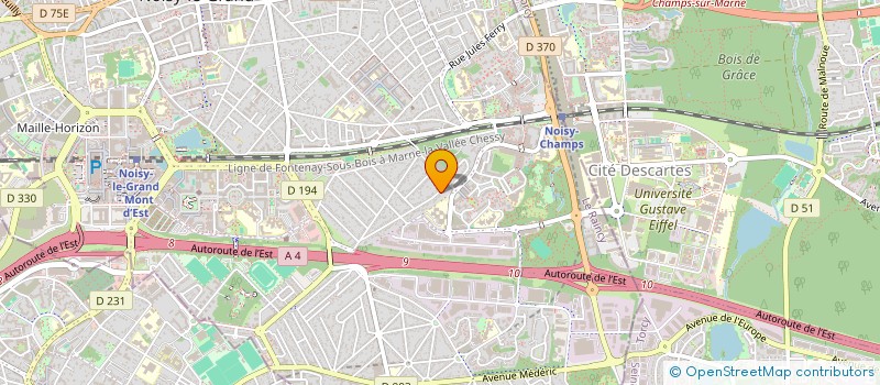 localisation de l'entreprise SBI  NOISY-LE-GRAND