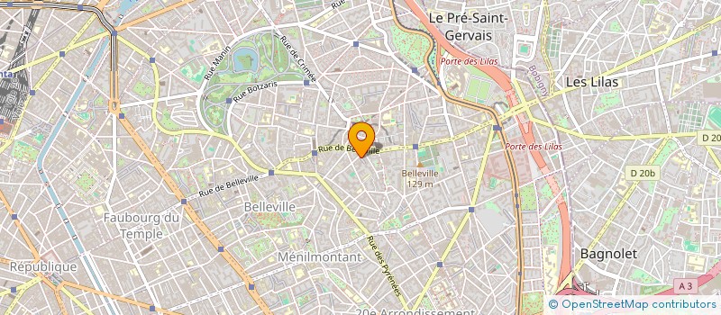 localisation de l'entreprise SBI SARL SOLS BETON INDUSTRIEL  PARIS