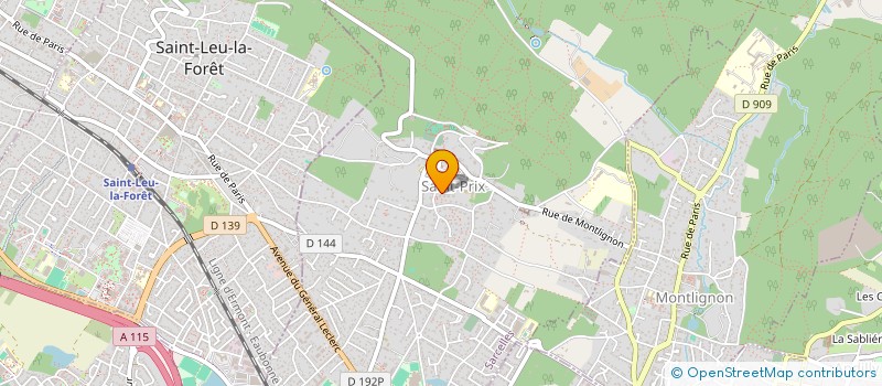 localisation de l'entreprise SBJ DEVELOPPEMENT à SAINT-PRIX