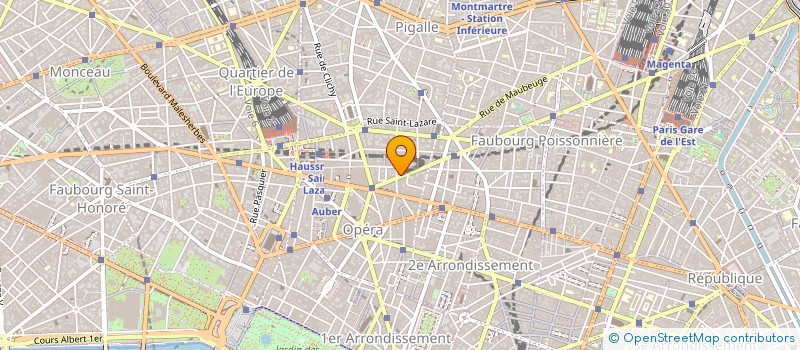 localisation de l'entreprise SBJ INTERNATIONAL à PARIS