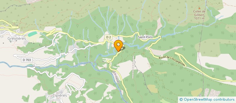 localisation de l'entreprise SBJGREO  GREOLIERES