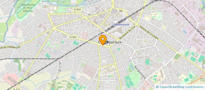 localisation de l'entreprise SBJLH SARL à CHATEAUROUX