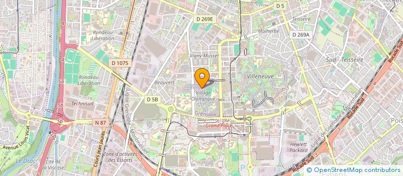 localisation de l'entreprise SBJURISCONSULT à GRENOBLE