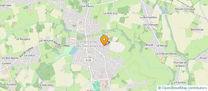 localisation de l'entreprise SBK  GRANDCHAMP-DES-FONTAINES