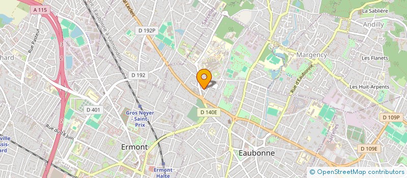 localisation de l'entreprise SBK CONSULTING à EAUBONNE