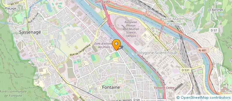 localisation de l'entreprise SBK DIFFUSION  SAINT-EGREVE