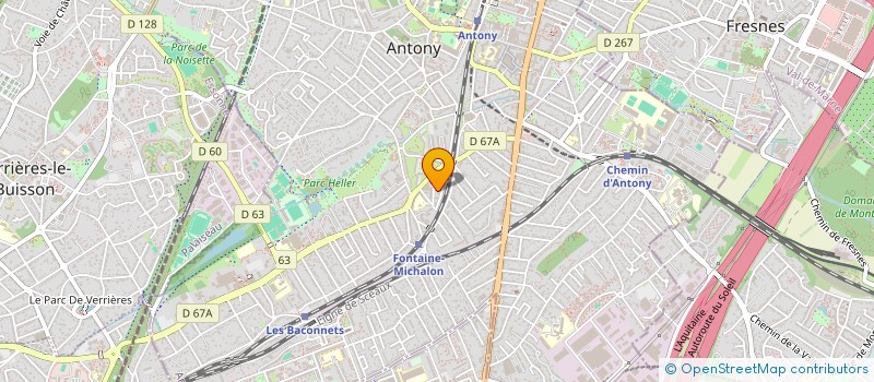 localisation de l'entreprise SBK PROJECTS à ANTONY