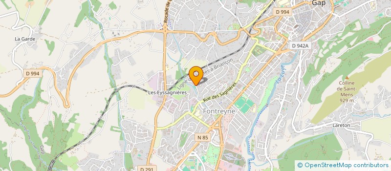 localisation de l'entreprise SBK05  GAP