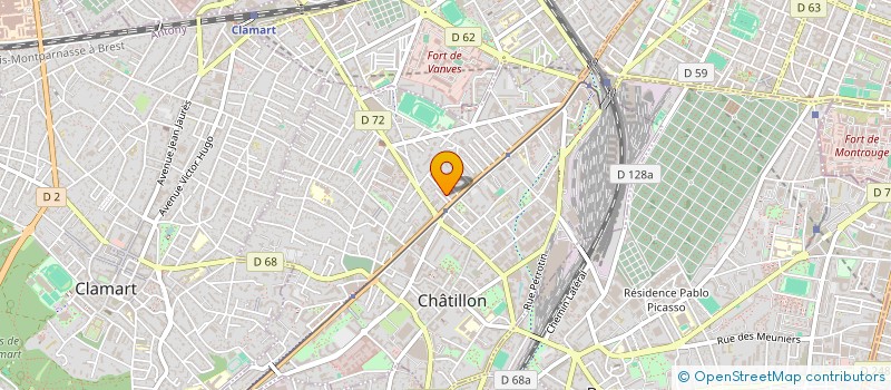 localisation de l'entreprise SBKG à CHATILLON