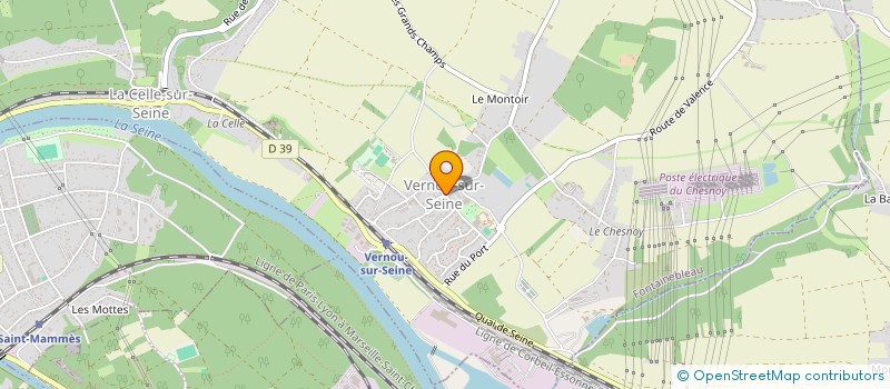 localisation de l'entreprise SBKL  VERNOU-LA-CELLE-SUR-SEINE