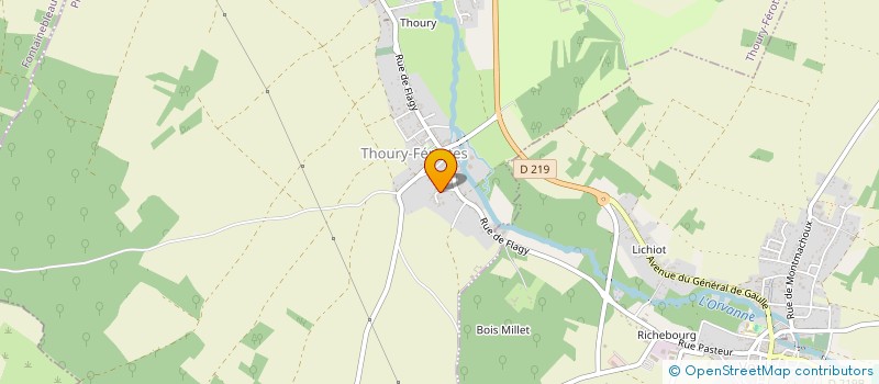 localisation de l'entreprise SBKQ IMMOBILIER  THOURY-FEROTTES