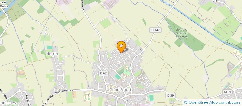 localisation de l'entreprise SBL  GONDECOURT