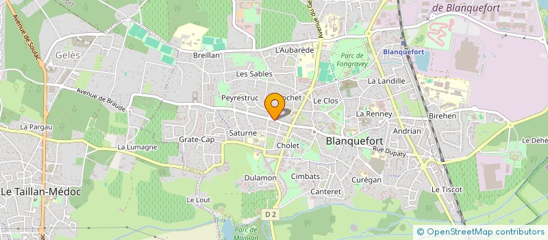 localisation de l'entreprise SBL à BLANQUEFORT