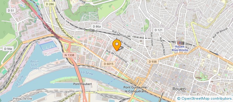 localisation de l'entreprise SBL à ROUEN