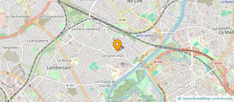 localisation de l'entreprise SBL à LAMBERSART