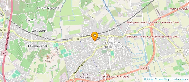 localisation de l'entreprise SBL DISTRIBUTION  SAINT-SATURNIN-LES-AVIGNON