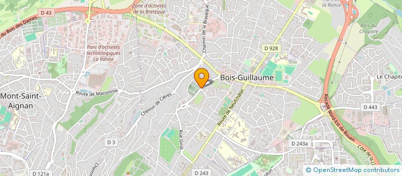 localisation de l'entreprise SBL GESTION à BOIS-GUILLAUME