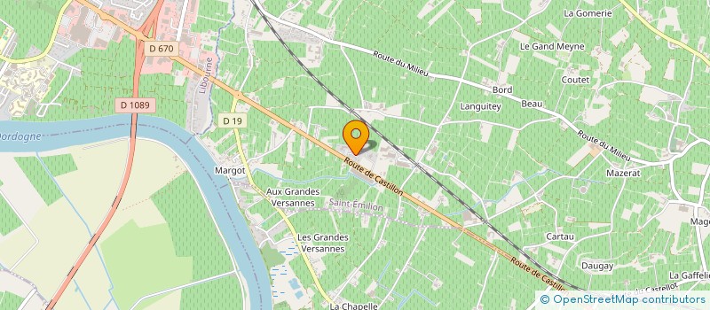 localisation de l'entreprise SBL II  SAINT-EMILION