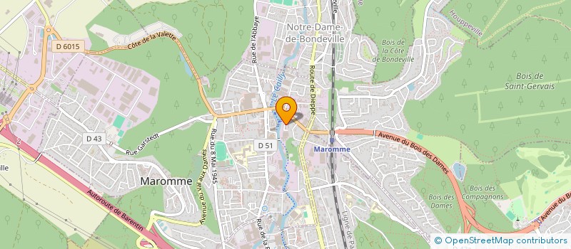 localisation de l'entreprise SBL IMMO  MAROMME