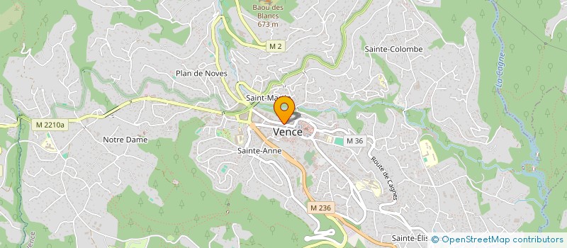 localisation de l'entreprise SBL-RENOVATION à VENCE