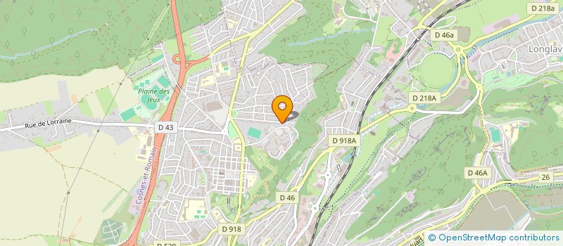 localisation de l'entreprise SBLF à LONGWY