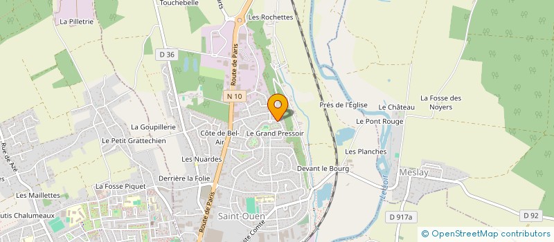 localisation de l'entreprise SBLJ INVESTISSEMENT  SAINT-OUEN