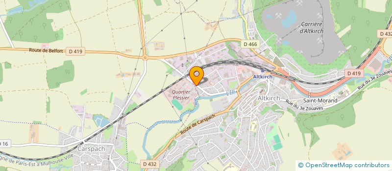 localisation de l'entreprise SBLK  ALTKIRCH