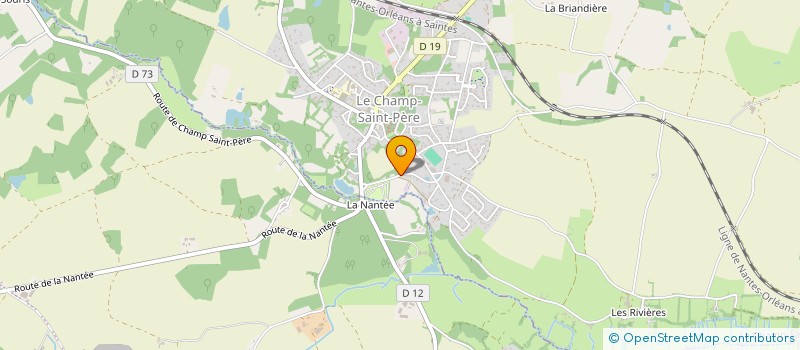 localisation de l'entreprise SBLM IMMO  LE CHAMP-SAINT-PERE