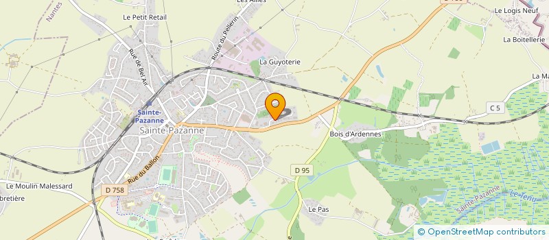 localisation de l'entreprise SBLM OPTIQUE à SAINTE-PAZANNE