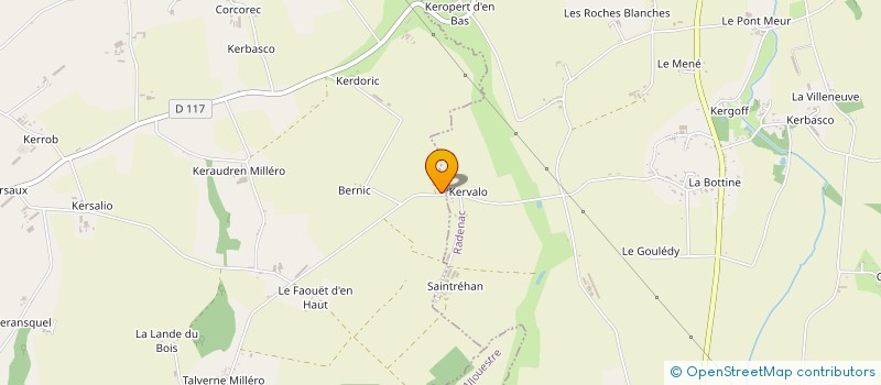 localisation de l'entreprise SBLP DIFFUSION à RADENAC