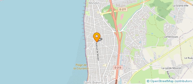 localisation de l'entreprise SBLP TAXI à SAINT-BREVIN-LES-PINS