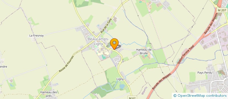 localisation de l'entreprise SBLS GROUP  BEAUCAMPS-LIGNY