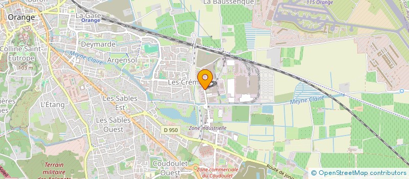 localisation de l'entreprise SBLV à ORANGE