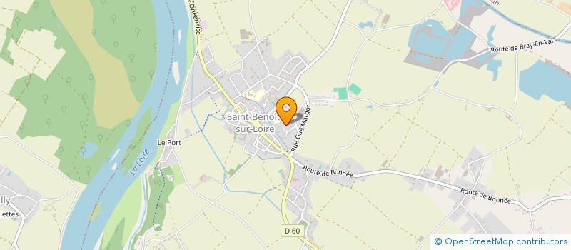localisation de l'entreprise SBM 45 à SAINT-BENOIT-SUR-LOIRE