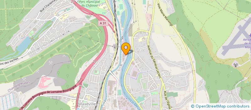 localisation de l'entreprise SBM  MAXEVILLE