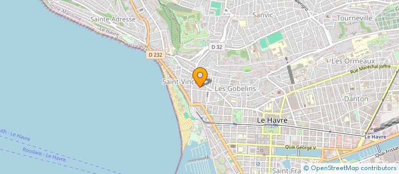 localisation de l'entreprise SBM à LE HAVRE