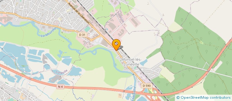 localisation de l'entreprise SBM  MONCEL-LES-LUNEVILLE