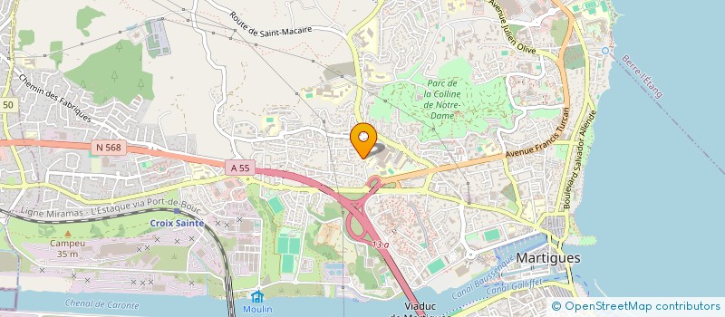 localisation de l'entreprise SBM à MARTIGUES