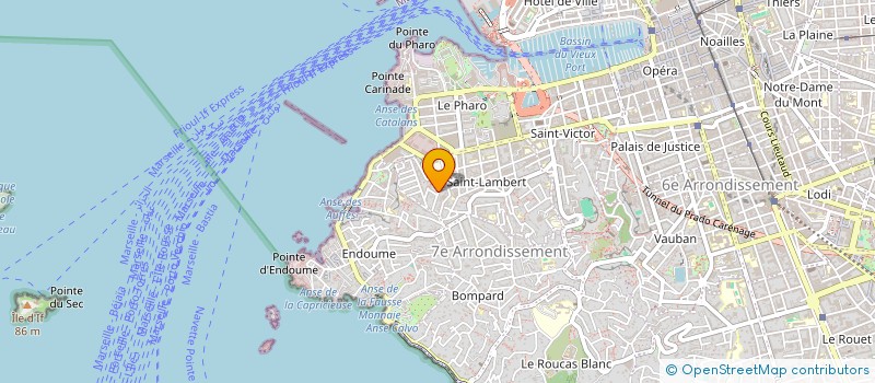 localisation de l'entreprise SBM à MARSEILLE