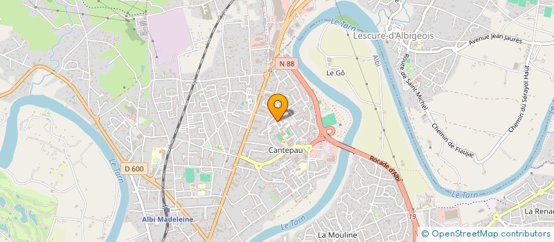 localisation de l'entreprise SBM à ALBI