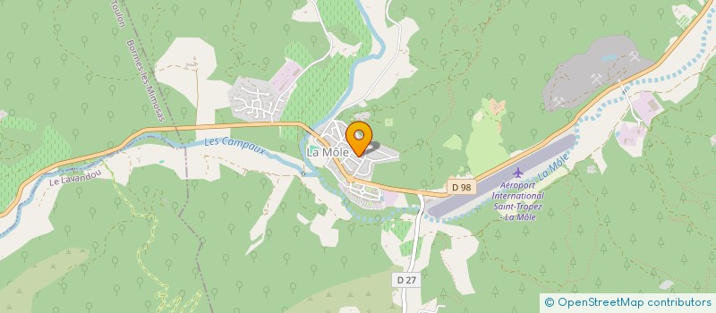 localisation de l'entreprise SBM  LA MOLE