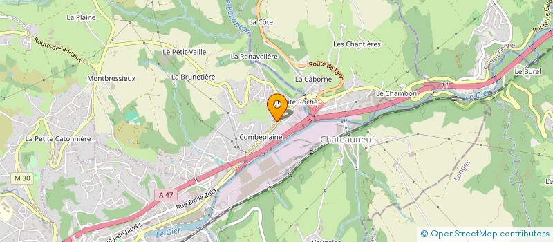 localisation de l'entreprise SBM  SAINT-JOSEPH