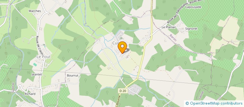 localisation de l'entreprise SBM  CURSAN