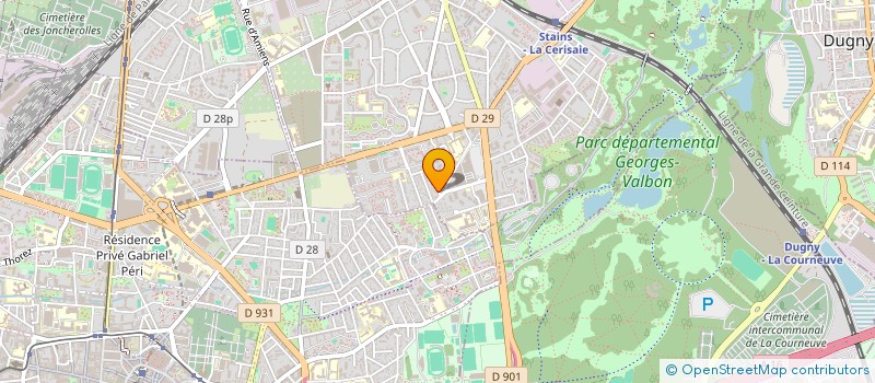 localisation de l'entreprise SBM BAT à STAINS